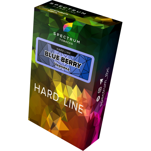 Табак Spectrum Hard blue berry 40 грамм в Норильске