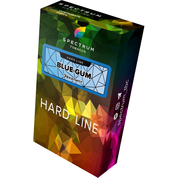 Табак Spectrum Hard blue gum 40 грамм в Норильске