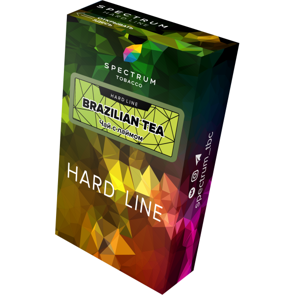Табак Spectrum Hard brazilian tea 40 грамм в Норильске
