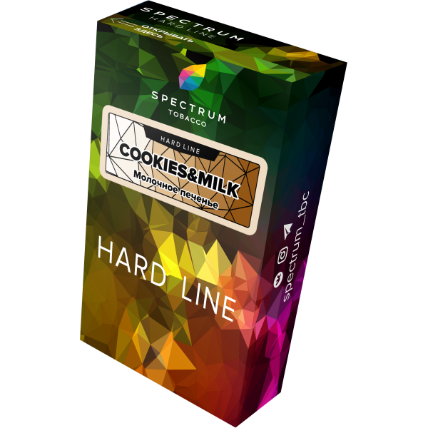 Табак Spectrum Hard cookies milk 40 грамм в Норильске