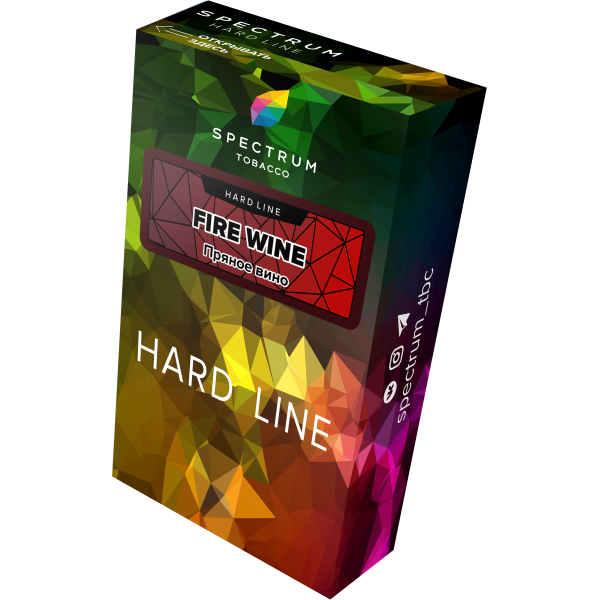 Табак Spectrum Hard fire wine 40 грамм в Норильске