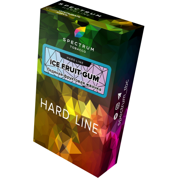 Табак Spectrum Hard ice fruit gum 40 грамм в Норильске