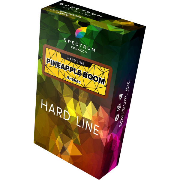 Табак Spectrum Hard pinapple boom 40 грамм в Норильске