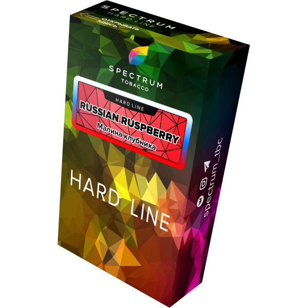 Табак Spectrum Hard russian raspberry 40 грамм в Норильске