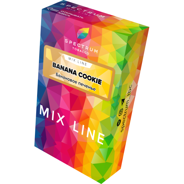 Табак Spectrum Mix Line Banana Cookie 40 грамм в Норильске