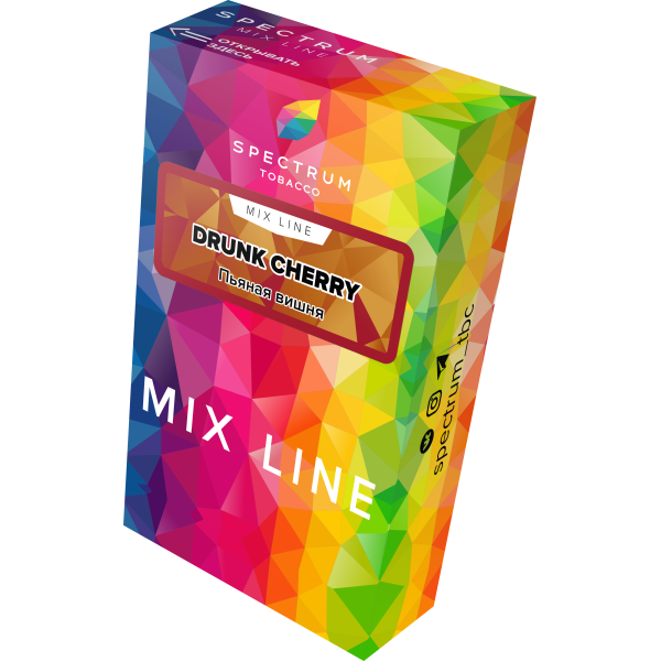 Табак Spectrum Mix Line Drunk Cherry 40 грамм в Норильске