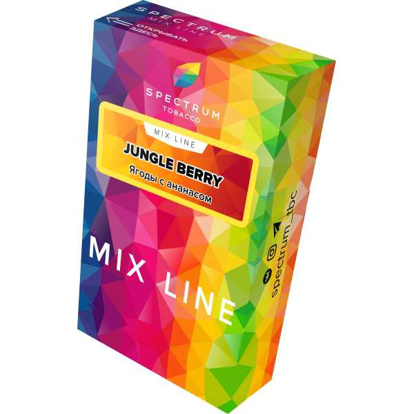 Табак Spectrum Mix Line Jungle Berry 40 грамм в Норильске