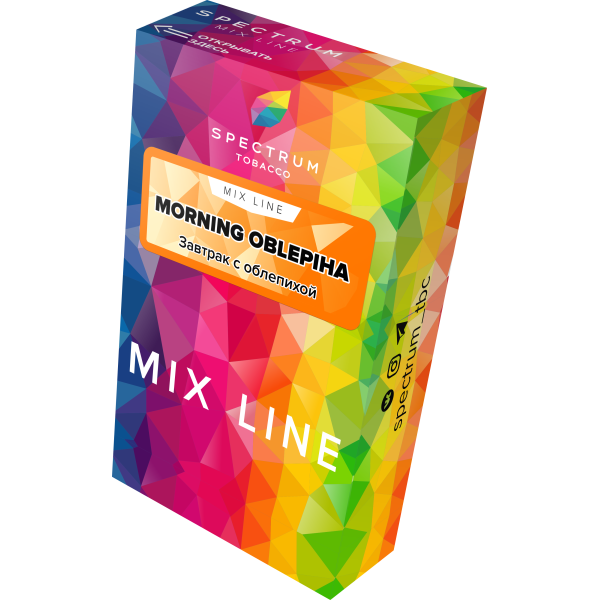 Табак Spectrum Mix Line Morning Oblepiha 40 грамм в Норильске