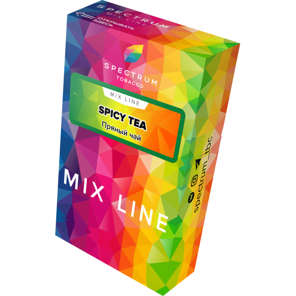 Табак Spectrum Mix Line Spicy Tea 40 грамм в Норильске