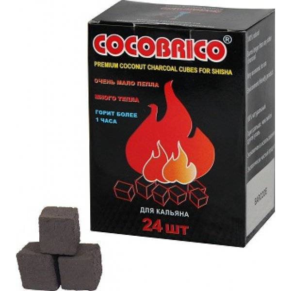 Уголь для кальяна CocoBrico 24 кубика в Норильске