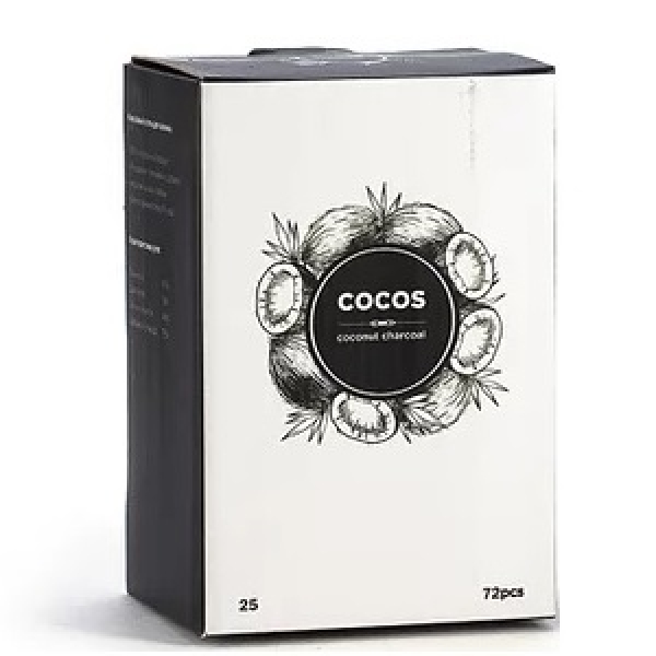 Кокосовый уголь Cocos 25мм для кальяна в Норильске