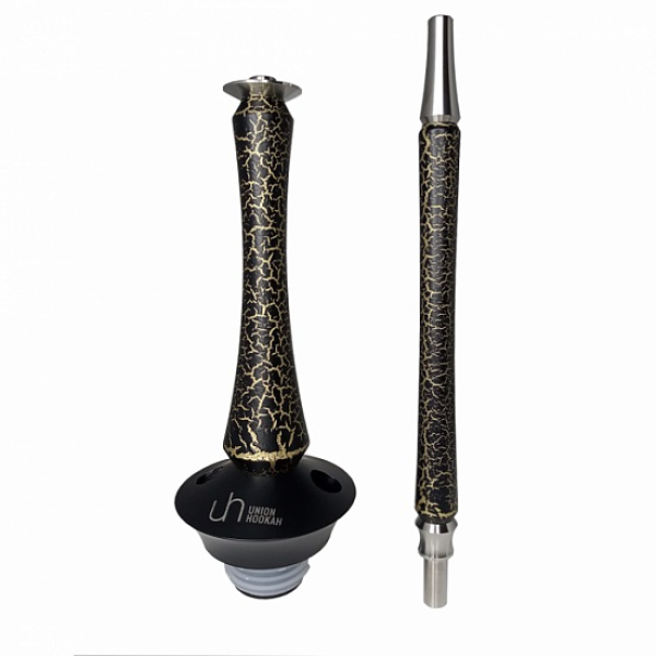 Кальян Union Hookah Sleek Кракле золотой в Норильске