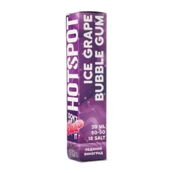 Жидкость HOTSPOT Chow Ice Grape Bubble Gum 30 мл в Норильске