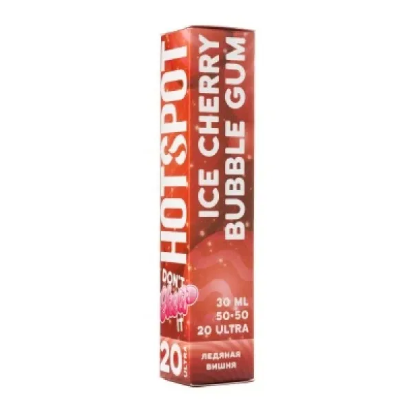Жидкость HOTSPOT Chow Ultra Ice Cherry Bubble Gum 30 мл в Норильске