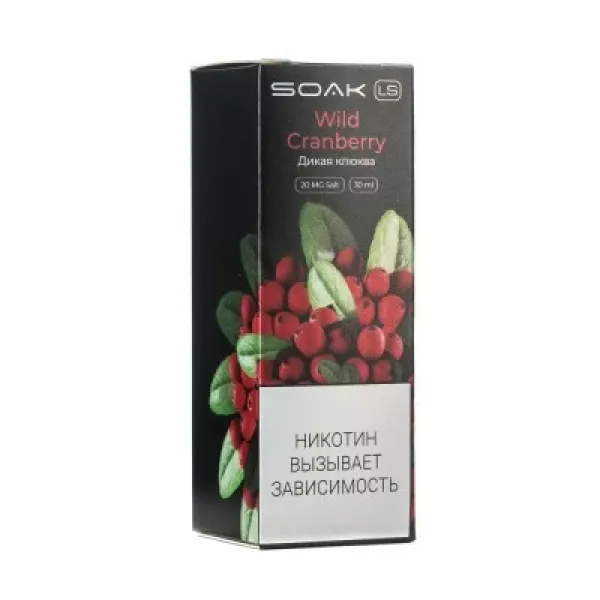 Жидкость SOAK LS Wild Cranberry 30 мл в Норильске