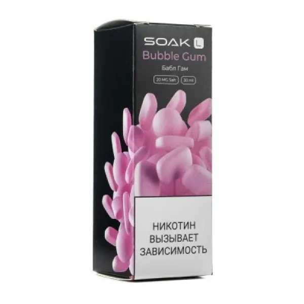 Жидкость SOAK L Bubble Gum 30 мл в Норильске