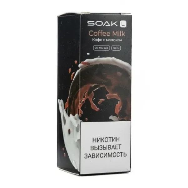 Жидкость SOAK L Coffe Milk 30 мл в Норильске