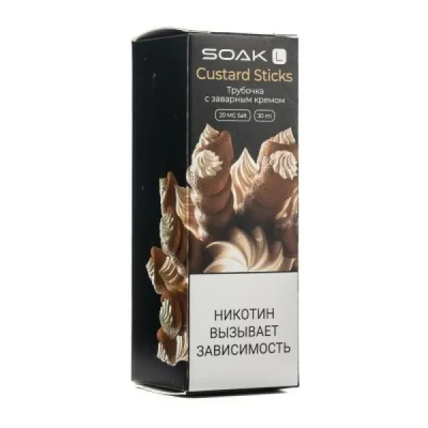 Жидкость SOAK L Custard Sticks 30 мл в Норильске