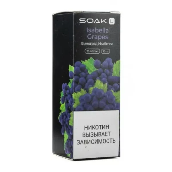 Жидкость SOAK L Isabella Grapes 30 мл в Норильске