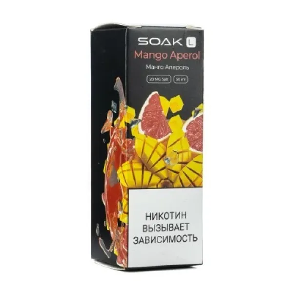 Жидкость SOAK L Mango Aperol 30 мл в Норильске