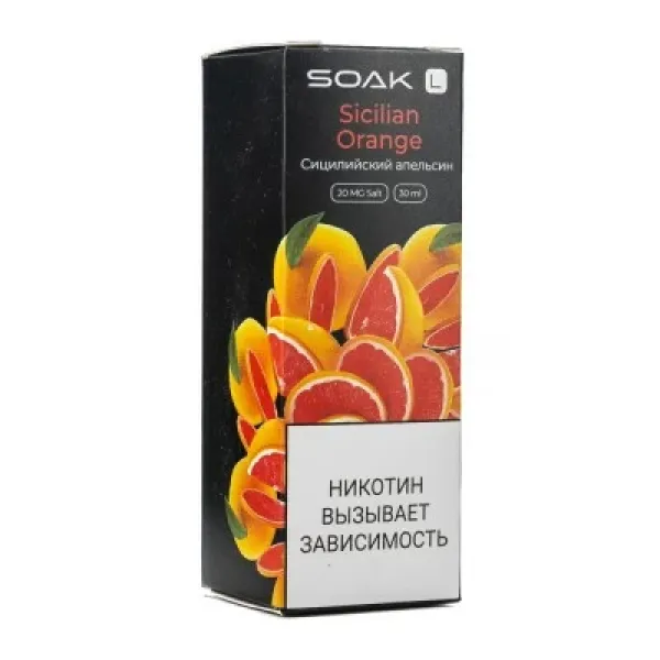 Жидкость SOAK L Sicilian Orange 30 мл в Норильске