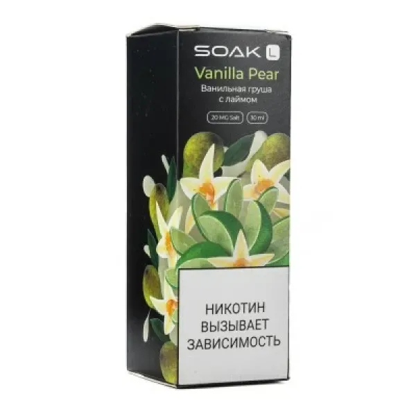 Жидкость SOAK L Vanilla Pear 30 мл в Норильске