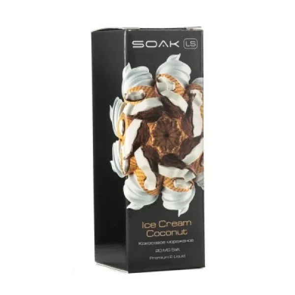 Жидкость SOAK LS Ice Cream Coconut 30 мл в Норильске
