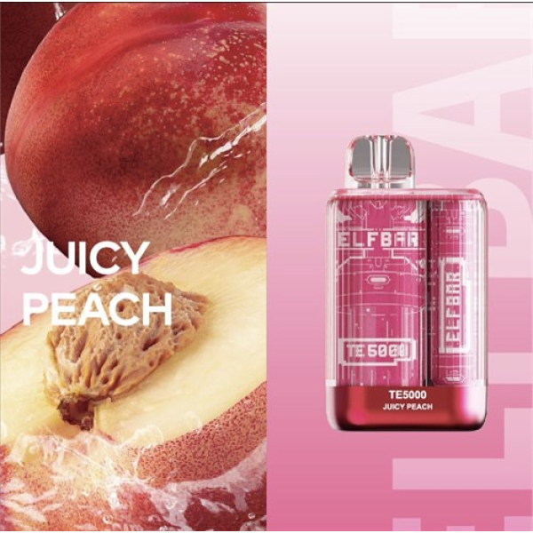 Elfbar TE5000 Juicy Peach, 5000 тяг в Норильске