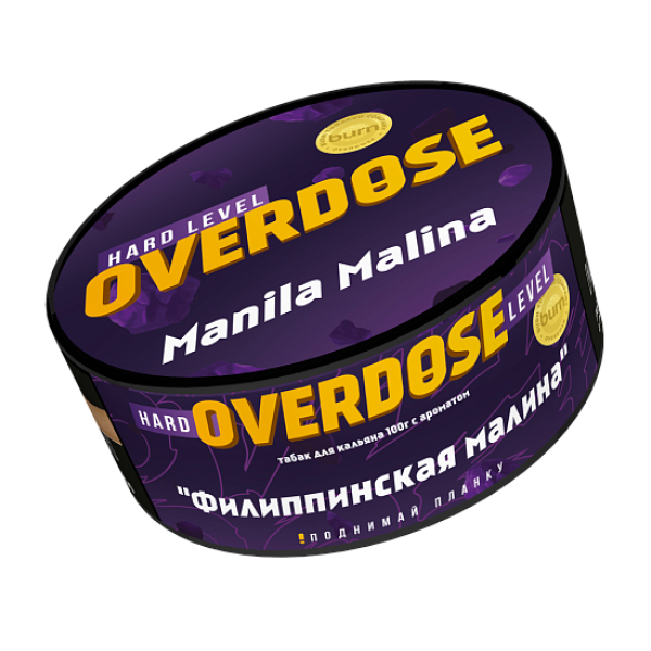Табак Overdose Manila Malina (Филиппинская малина) 100 гр в Норильске