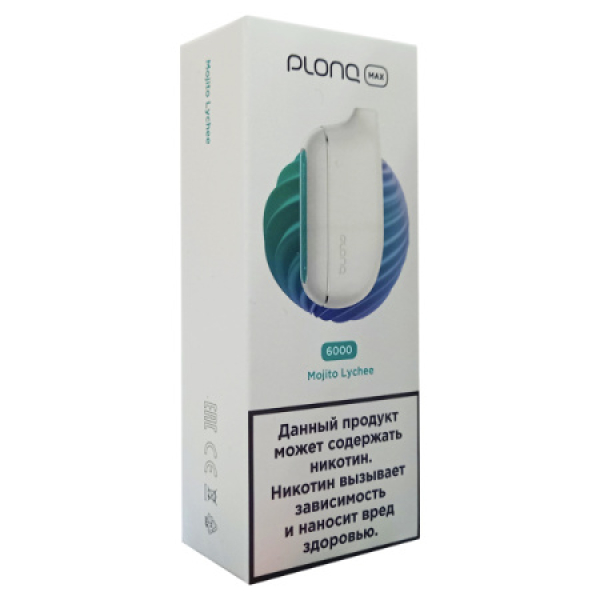 Plonq Max Mojito Lychee 6000 тяг в Норильске