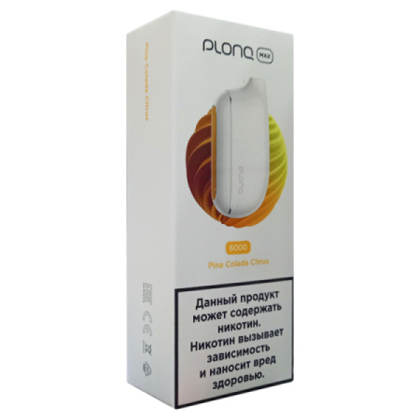 Plonq Max Pina Colada Citrus 6000 тяг в Норильске