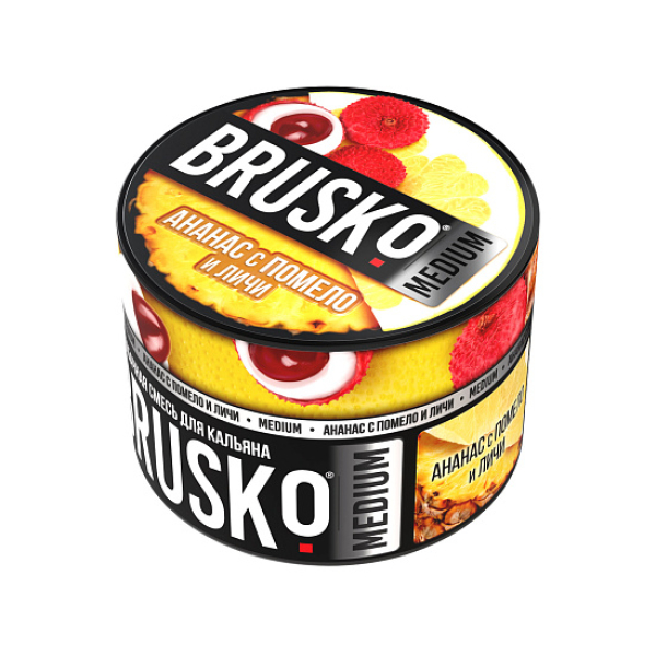 Смесь Brusko Ананас с помело и личи 50 гр в Норильске