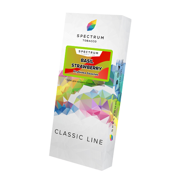 Табак SPECTRUM BASIL STRAWBERRY  100 грамм в Норильске