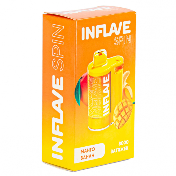 INFLAVE SPIN Манго банан (8000 затяжек) в Норильске