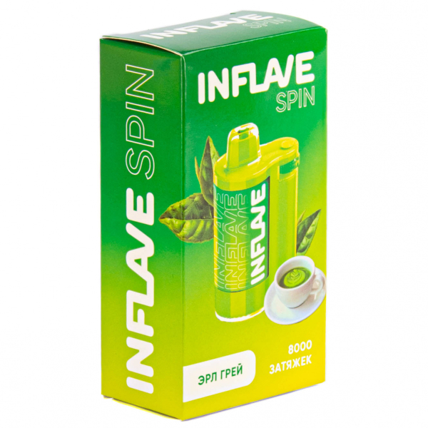 INFLAVE SPIN Эрл Грей (8000 затяжек) в Норильске
