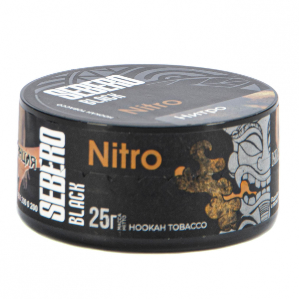 Табак Sebero Black Nitro  25 грамм в Норильске