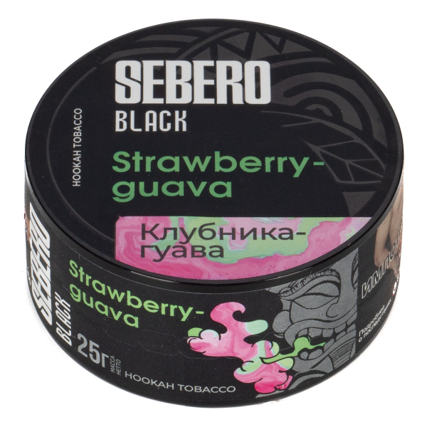 Табак Sebero Black Strawberry Guava  25 грамм в Норильске