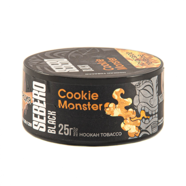 Табак Sebero Black Cookie Monster  25 грамм в Норильске
