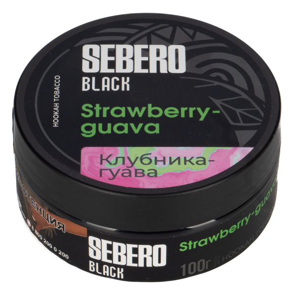 Табак Sebero Black Strawberry Guava  100 грамм в Норильске