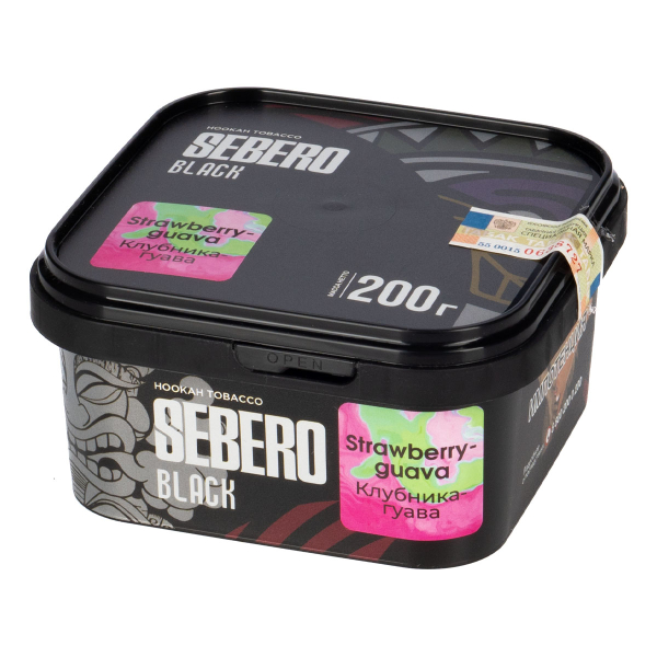 Табак Sebero Black Strawberry Guava  200 грамм в Норильске
