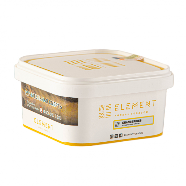 Табак Element ВОЗДУХ Cranberries  200 грамм в Норильске