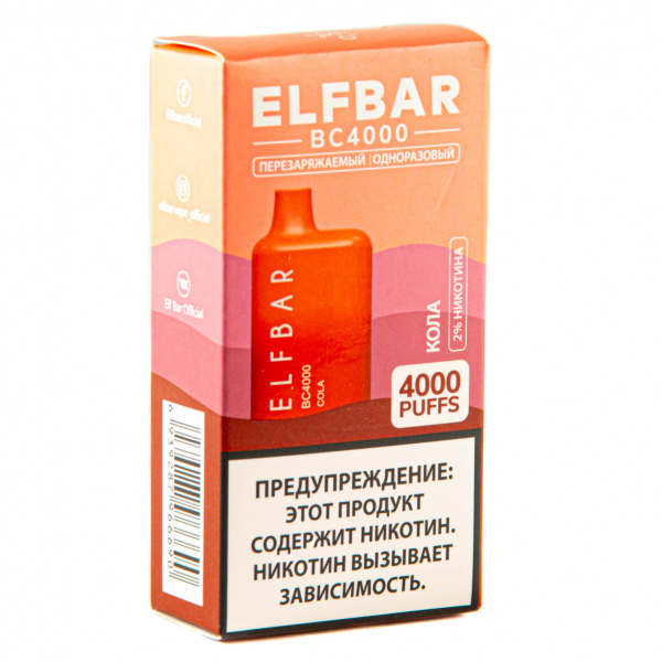 ELF BAR Cola (4000 затяжек) 20 мг в Норильске