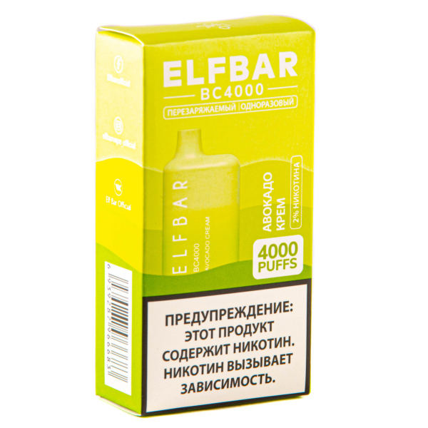 ELF BAR Avocado Cream (4000 затяжек) 20 мг в Норильске