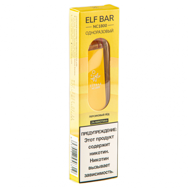 ELF BAR NC Peach Ice (1800 затяжек) 20 мг в Норильске