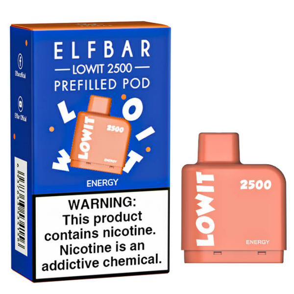 Картридж Elf Bar Lowit 2500 20 мг, 6 мл (Energy) в Норильске