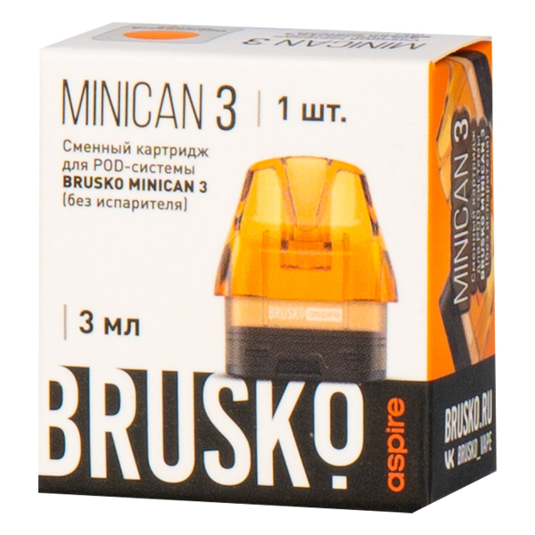 Картридж Brusko Minican 3 оранжевый в Норильске