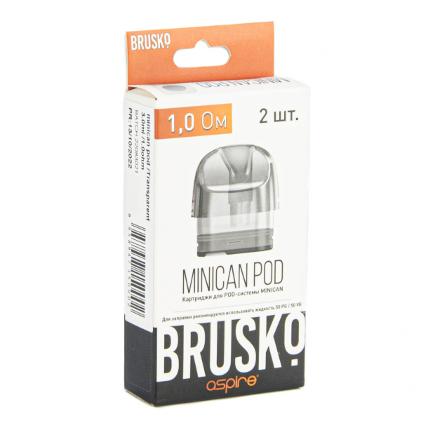 Картридж Brusko Minican прозрачный (2шт.) 0,8 в Норильске