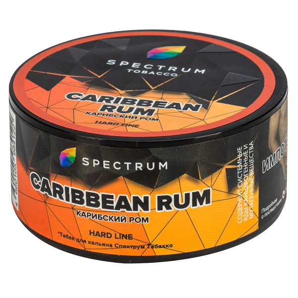 Табак Spectrum Hard Caribbean Rum  25 грамм в Норильске