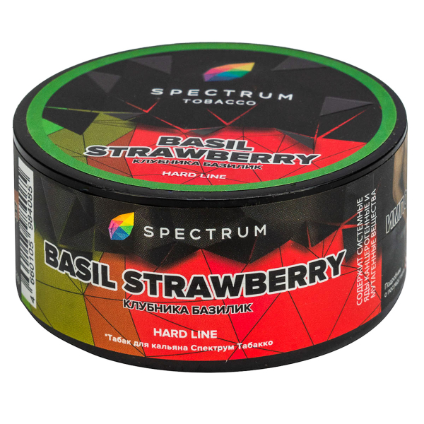 Табак Spectrum Hard Basil Strawberry  25 грамм в Норильске