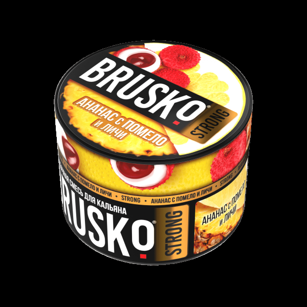 Смесь Brusko Strong ананас с помело и личи  50 гр в Норильске